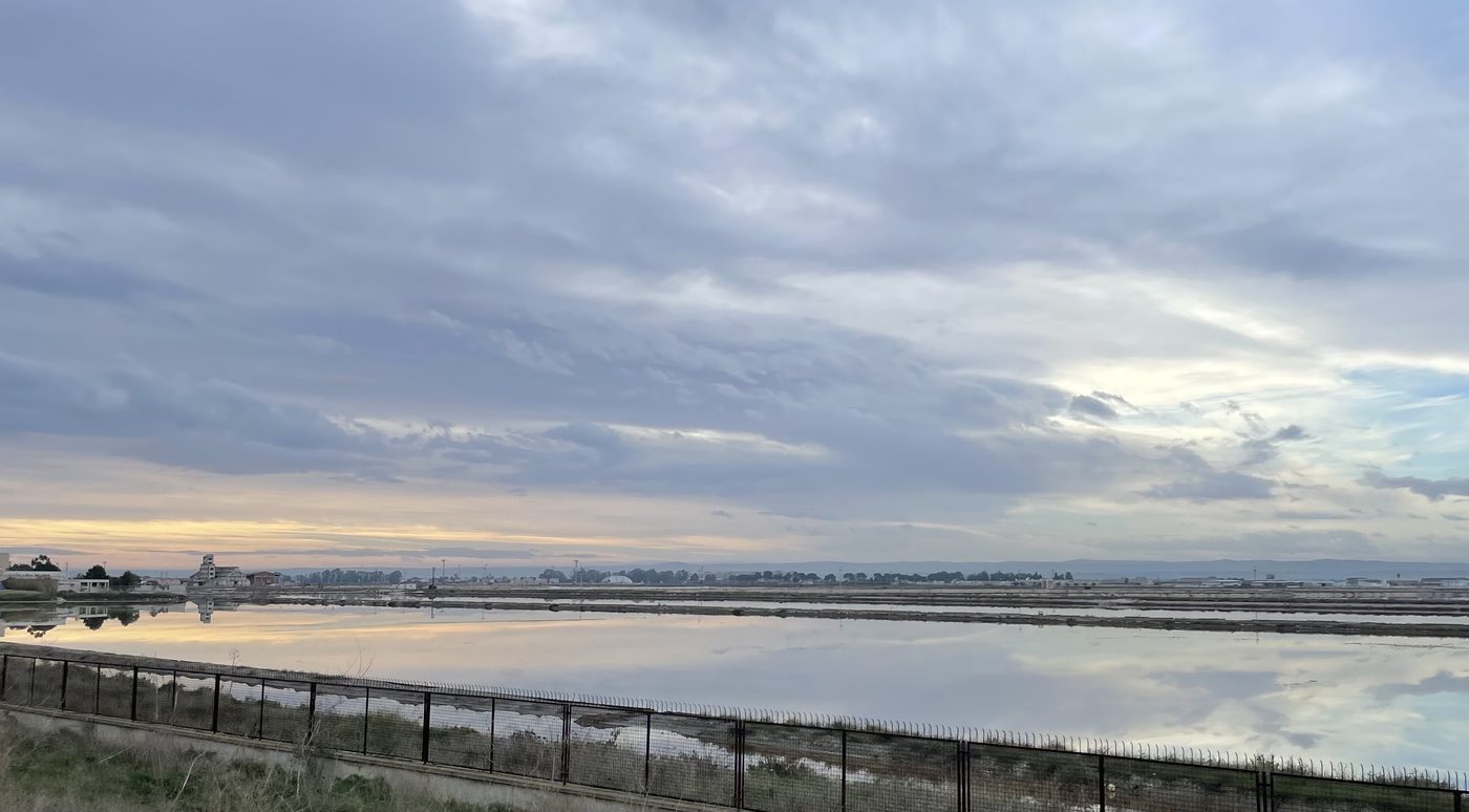 Saline e nuvole