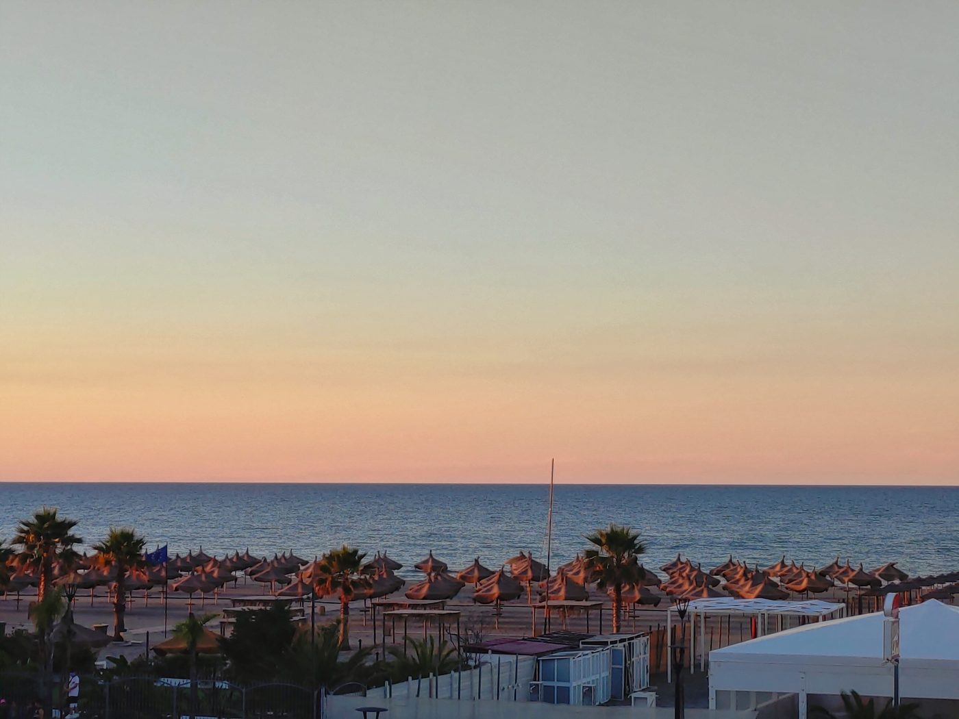 Il mare al tramonto